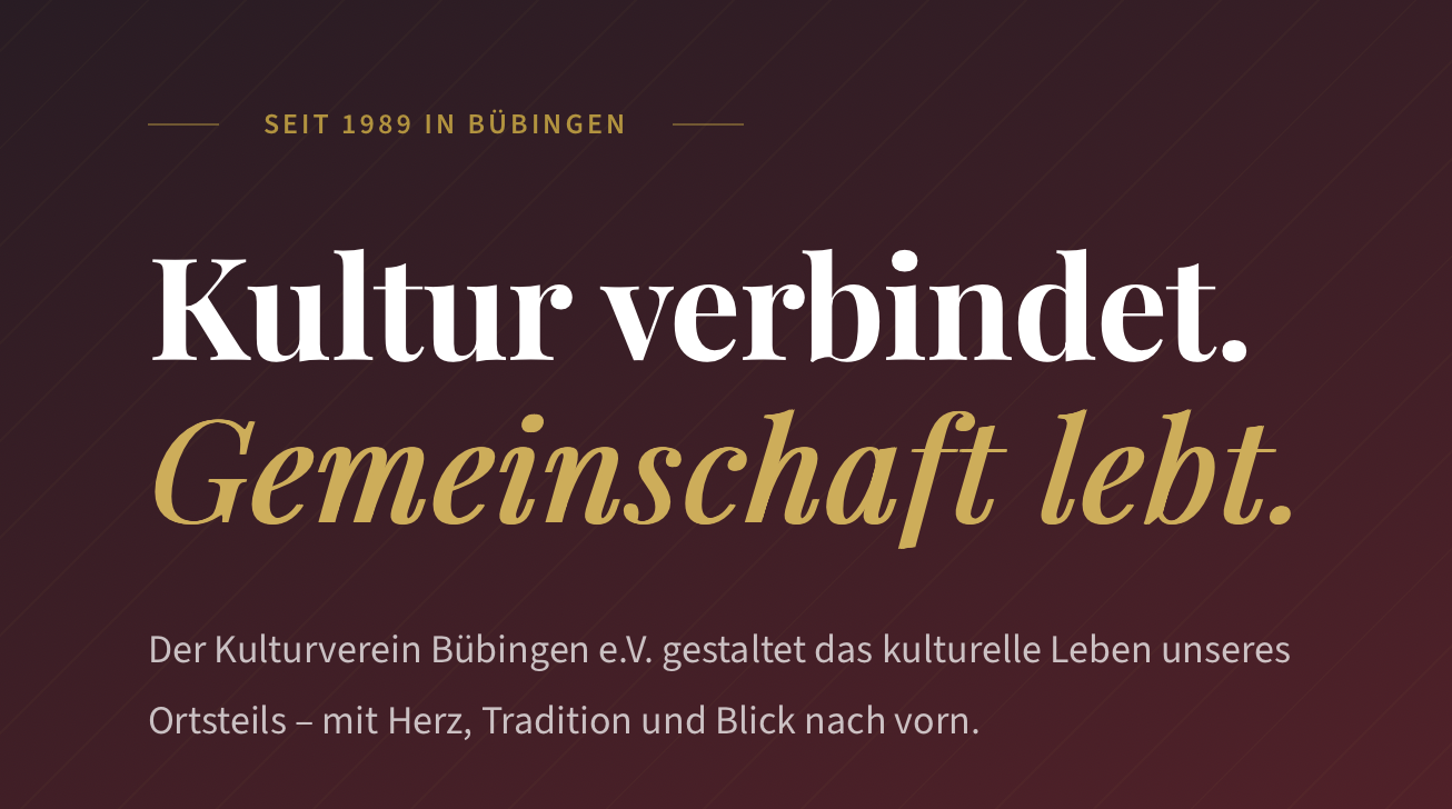 Webseite und Mitgliederversammlung